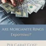 Woman Counting Money as She Wonders is Morganite Expensive